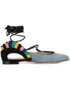Paula Cademartori Bloom Ballerinas - Grey