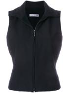 Giorgio Armani Vintage Zipped Waistcoat - Black