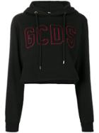 Gcds Logo Hoodie - Black