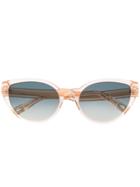 Chloé Eyewear Cat-eye Tinted Sunglasses - Neutrals