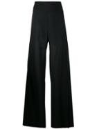 Lost & Found Ria Dunn Side Detail Flared Trousers - Black