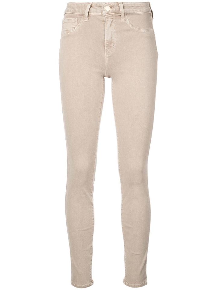 L'agence Mid Rise Skinny Jeans - Grey