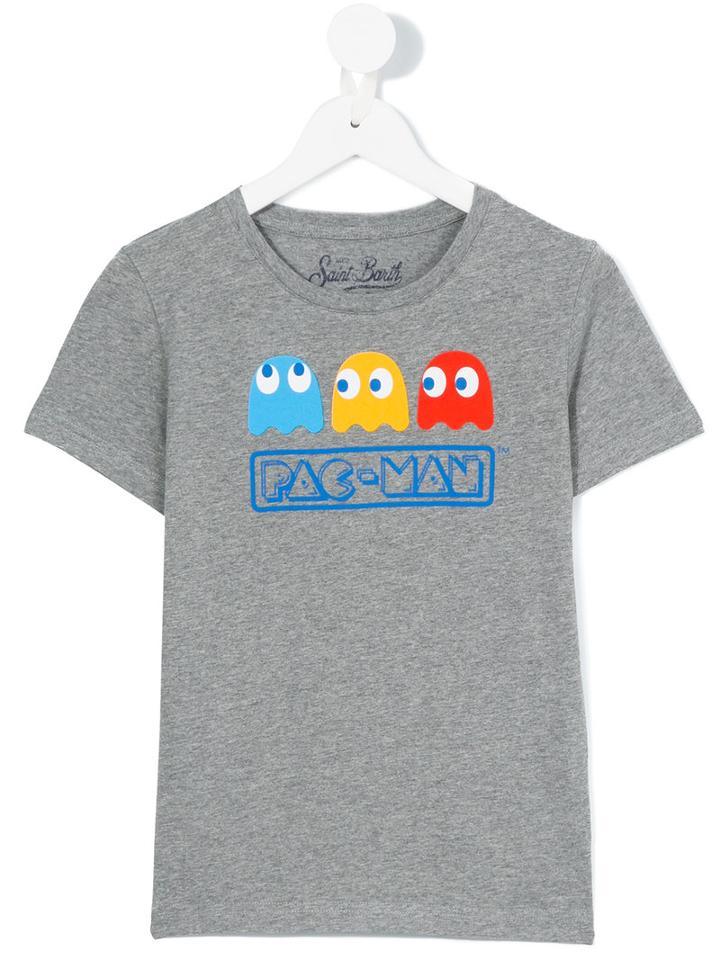 Mc2 Saint Barth Kids - Pac-man Ghost T-shirt - Kids - Cotton - 8 Yrs, Boy's, Grey