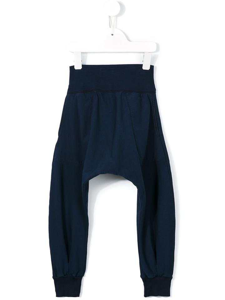 European Culture Kids Drop-crotch Trousers, Girl's, Size: 10 Yrs, Blue