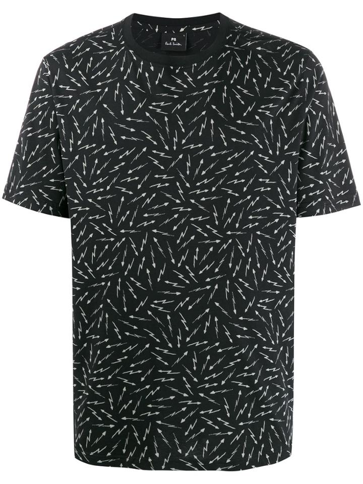 Ps Paul Smith Arrow Print T-shirt - Black