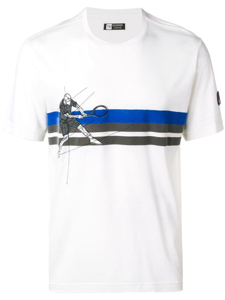 Z Zegna Techmerino Tennis T-shirt - White