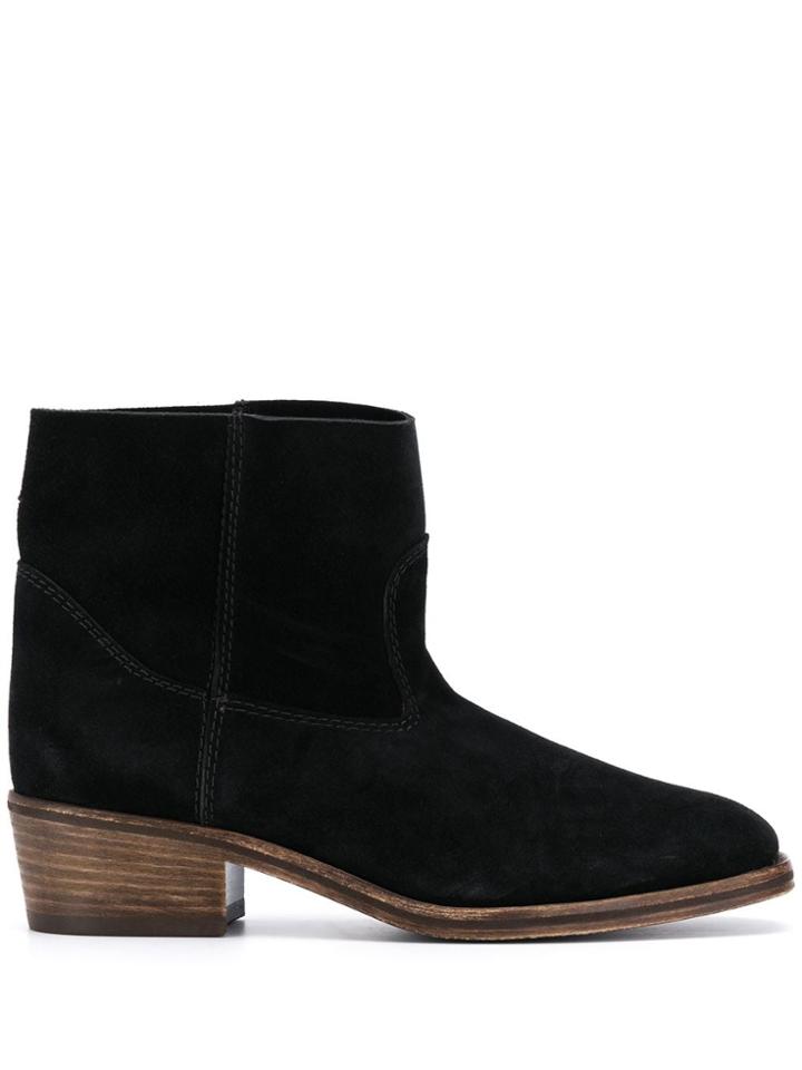 Forte Forte Slip-on Ankle Boots - Black