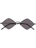 Saint Laurent Eyewear Black Diamond Shape Sunglasses