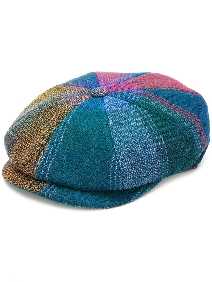 Missoni Newsboy Hat - Blue