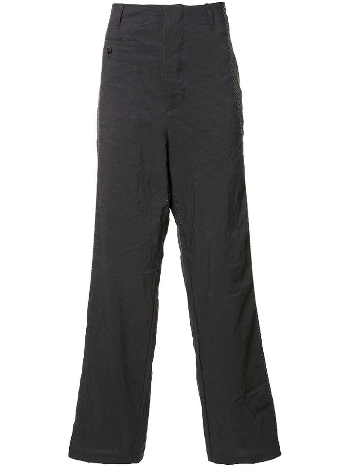 Uma Wang Drop Crotch Trousers - Black
