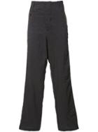 Uma Wang Drop Crotch Trousers - Black