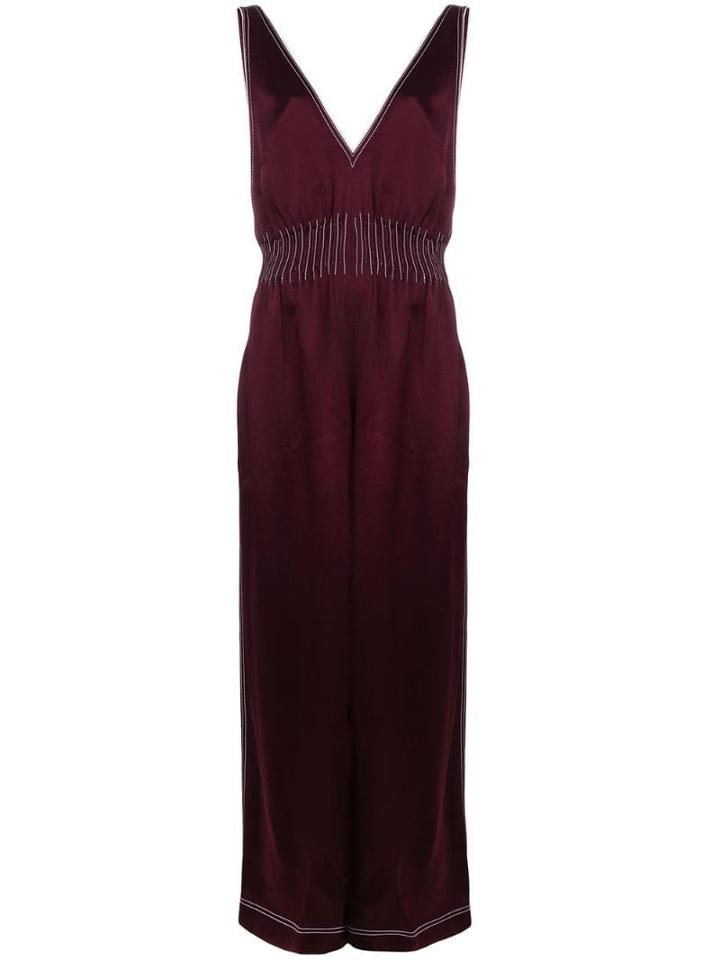 Valentino Silk Jumpsuit - Pink