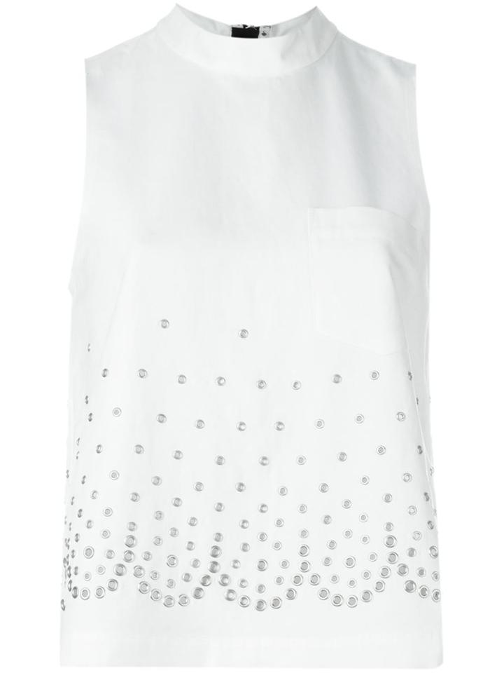 Alexander Wang Eyelet Embellished Top