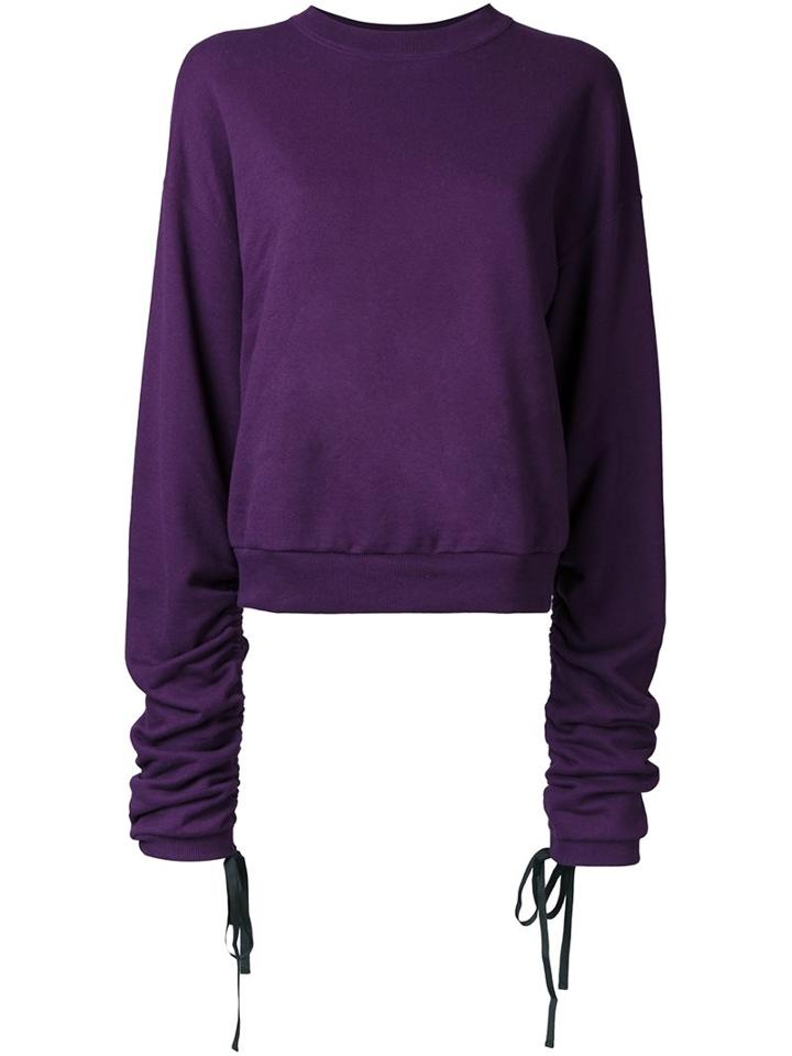Le Ciel Bleu Loose Fit Sweatshirt, Women's, Size: 36, Pink/purple, Cotton