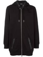 Diesel Hooded Jacket, Men's, Size: Large, Black, Cotton/polyester