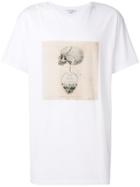 Alexander Mcqueen Oversized Printed T-shirt - White