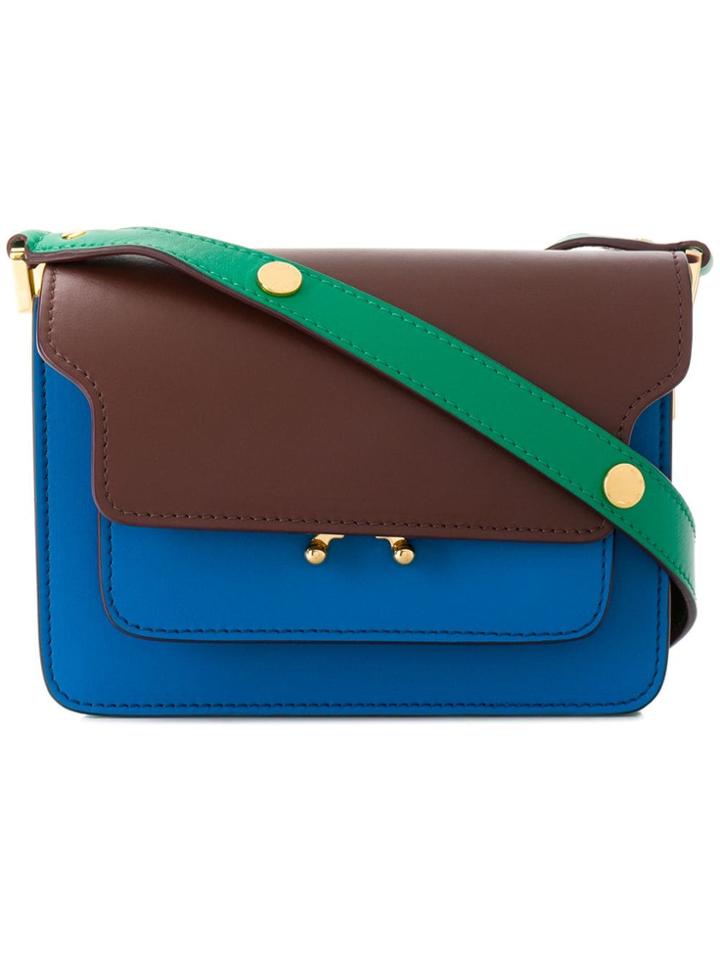 Marni Trunk Mini Bag - Blue