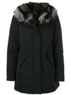 Woolrich Fur Trim Hood Parka - Black
