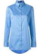 Andrea Marques Classic Shirt, Women's, Size: 42, Blue, Cotton