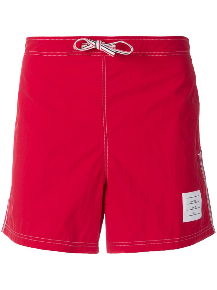 Thom Browne Deck Shorts - Red