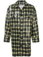 Wooyoungmi Checked Button Raincoat - Yellow