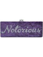 Edie Parker 'flavia Notorious' Clutch, Women's, Pink/purple
