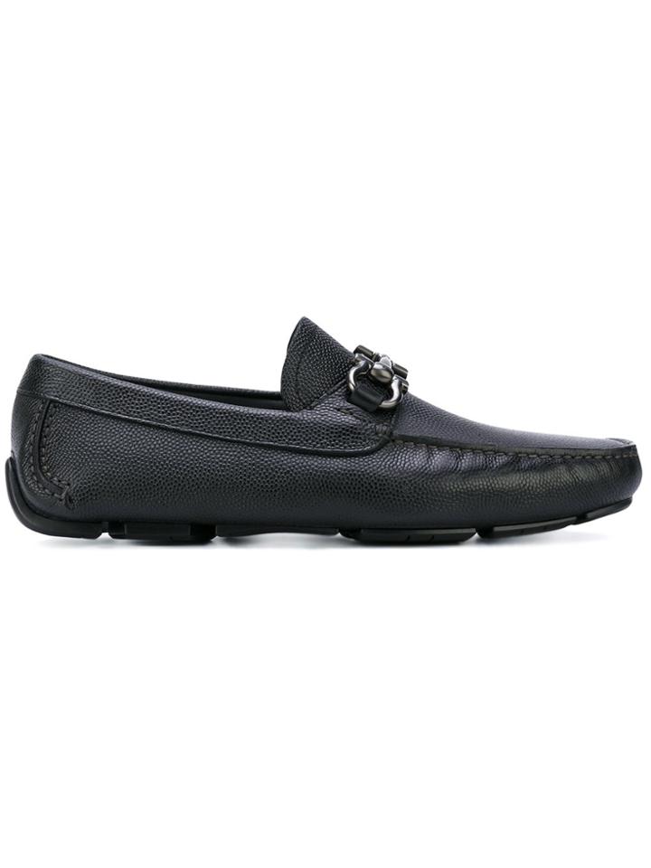 Salvatore Ferragamo Classic Horsebit Loafers - Black