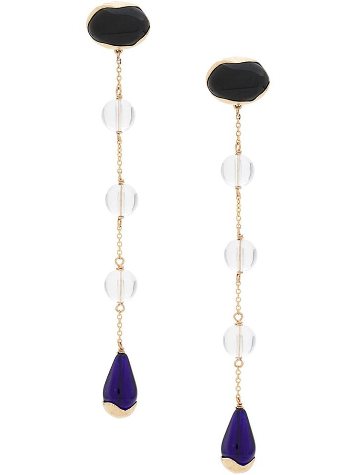 Faris Ovo Sway Earrings - Gold