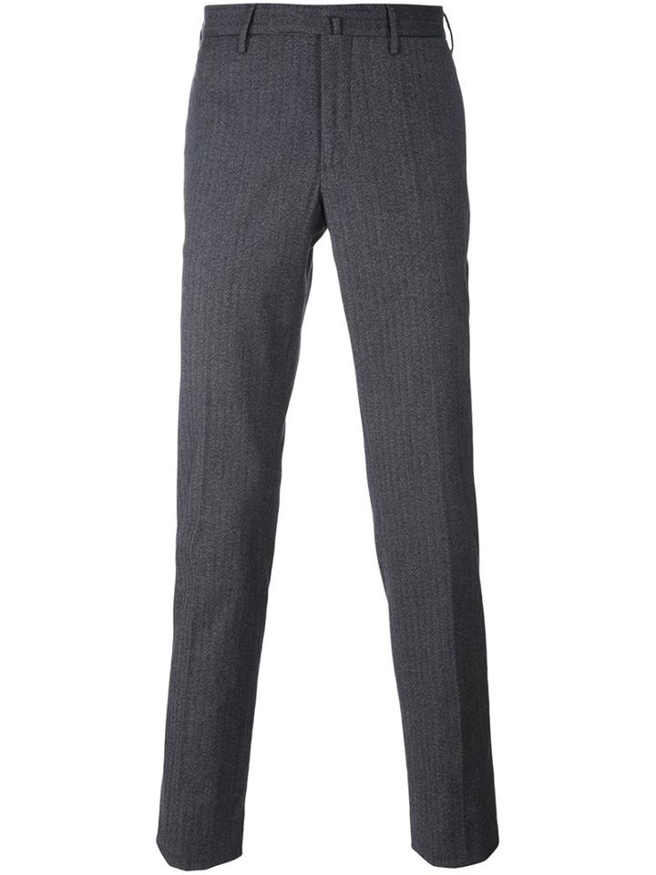 Incotex Ribbed Tapered Trousers