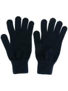 Paul Smith Cashmere Gloves, Men's, Blue, Cashmere