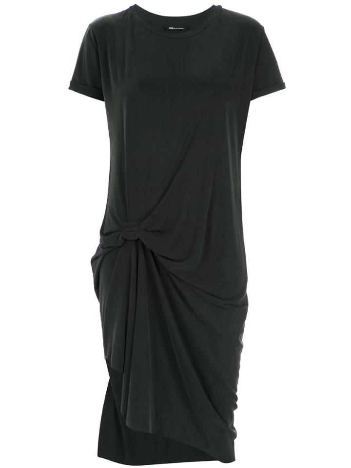 Uma Raquel Davidowicz Lace Up Midi Dress - Black