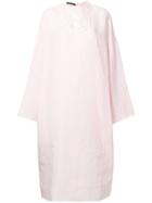Sofie D'hoore Ruffle Detail Midi Dress - Pink & Purple