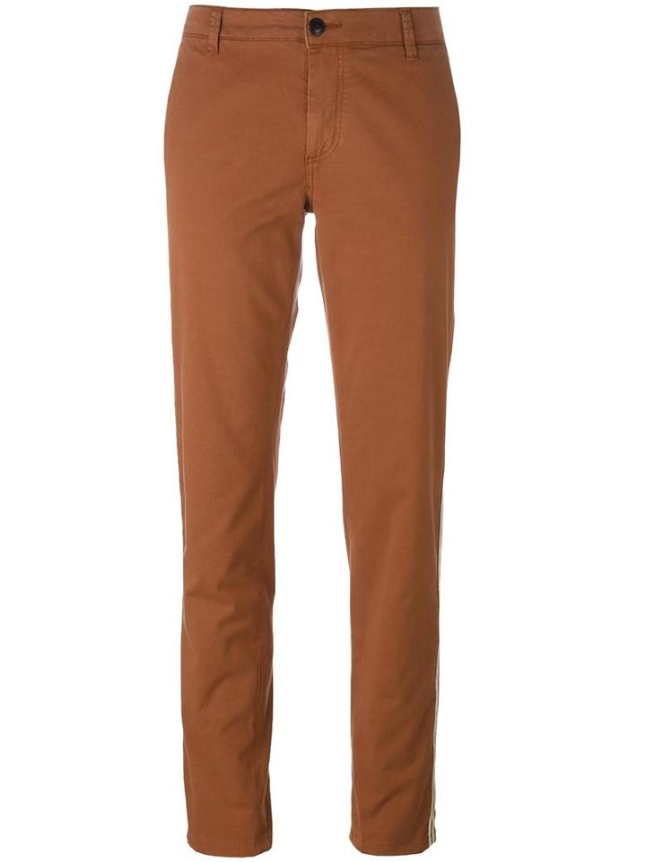 Essentiel Antwerp Side Stripe Trousers, Women's, Size: 40, Brown, Cotton/spandex/elastane