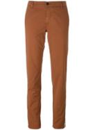 Essentiel Antwerp Side Stripe Trousers, Women's, Size: 40, Brown, Cotton/spandex/elastane