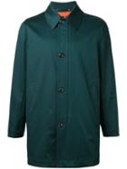 Paul Smith Single-breasted Coat, Size: Medium, Green, Cotton/spandex/elastane/cupro/polyester