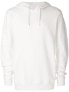 Comme Des Garçons Shirt Oversized Hooded Sweatshirt - White