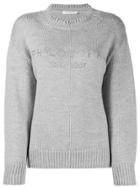 Philosophy Di Lorenzo Serafini Logo Print Sweater - Grey