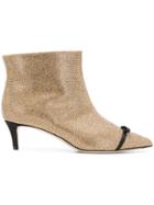 Marco De Vincenzo Embellished Bow Boots - Metallic