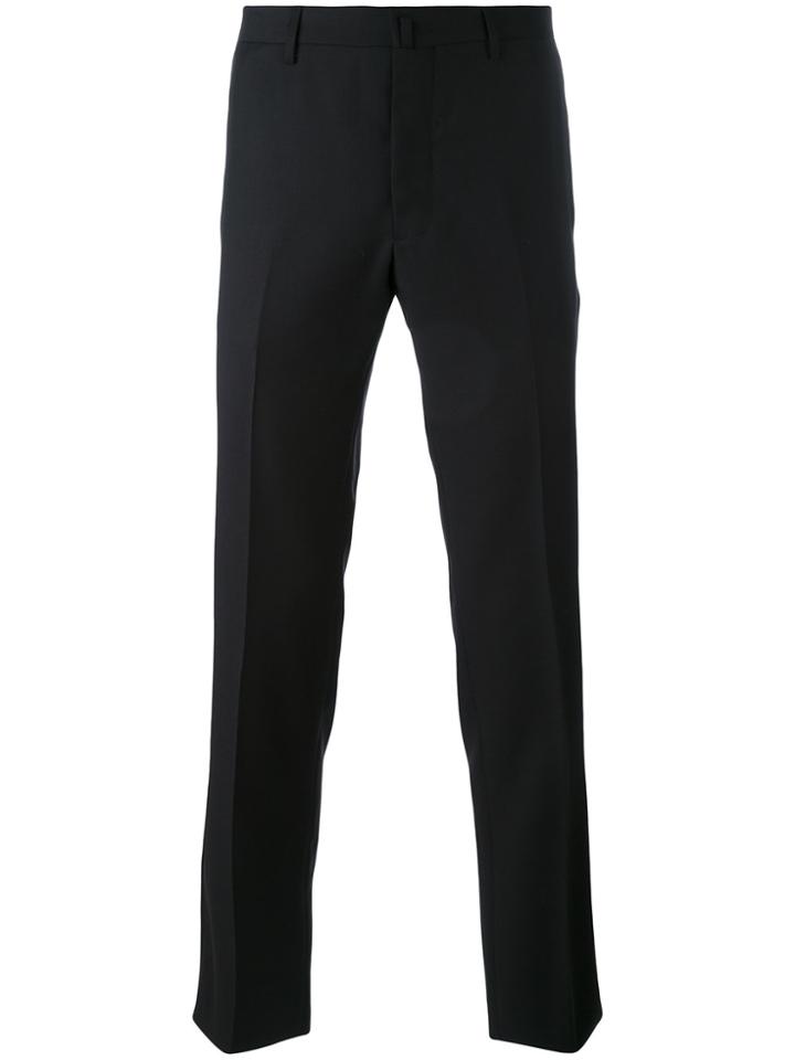 Aiezen Front Crease Trousers - Black