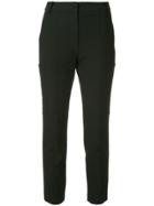 Tibi Slim-fit Cropped Trousers - Black