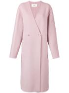 Ports 1961 Double Breasted Coat - Pink