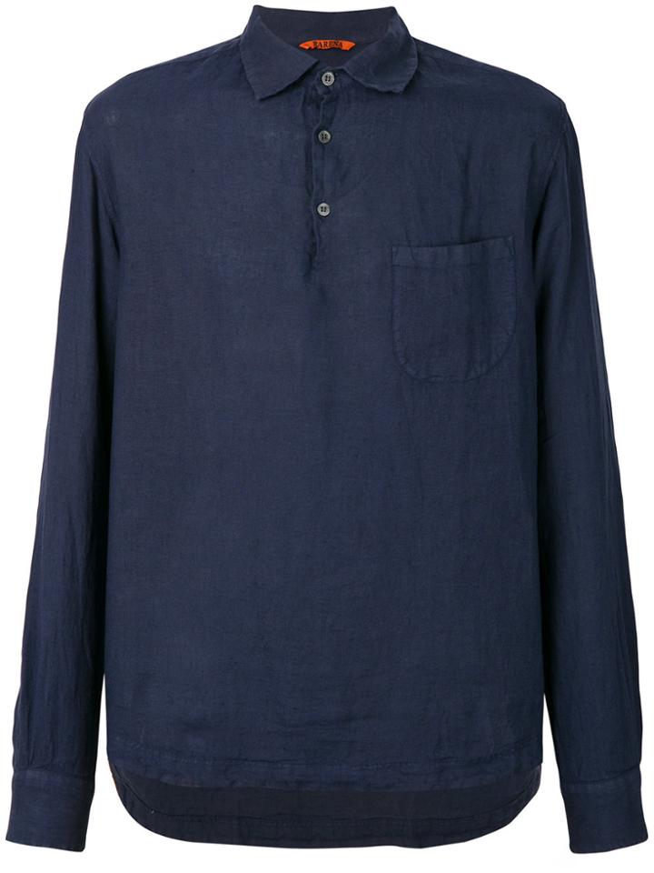 Barena Henley Shirt - Blue