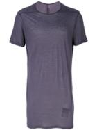 Rick Owens Drkshdw Long Line T-shirt - Pink & Purple