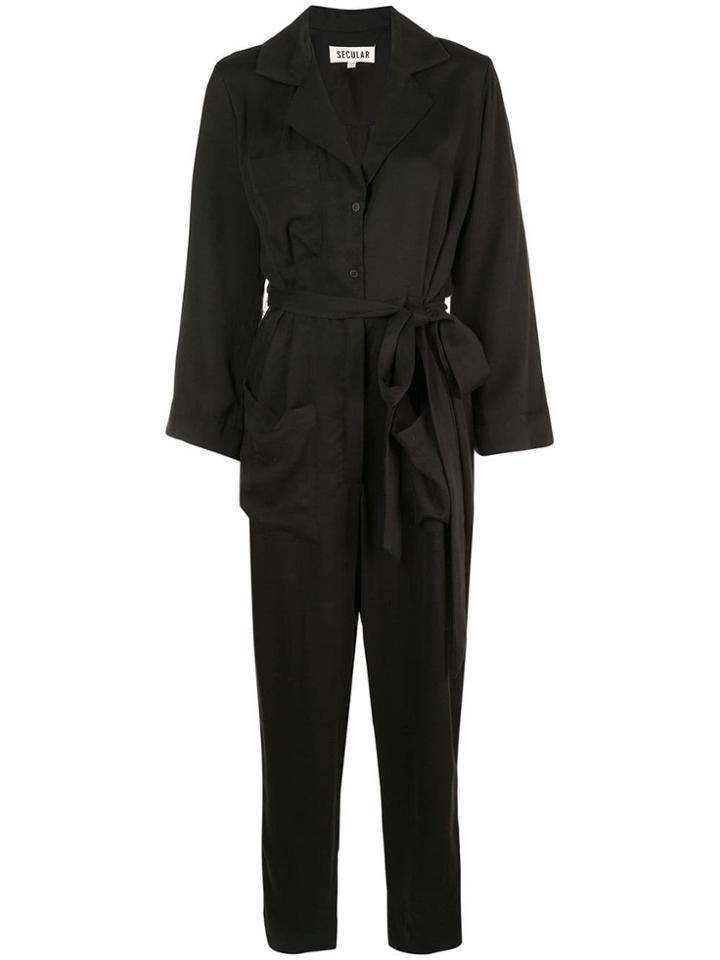 Secular. Lab Relaxed-fit Jumpsuit - Black
