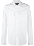 Balenciaga Chest Pocket Shirt, Men's, Size: 39, White, Cotton