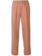 Forte Forte Elasticated Waist Trousers - Nude & Neutrals
