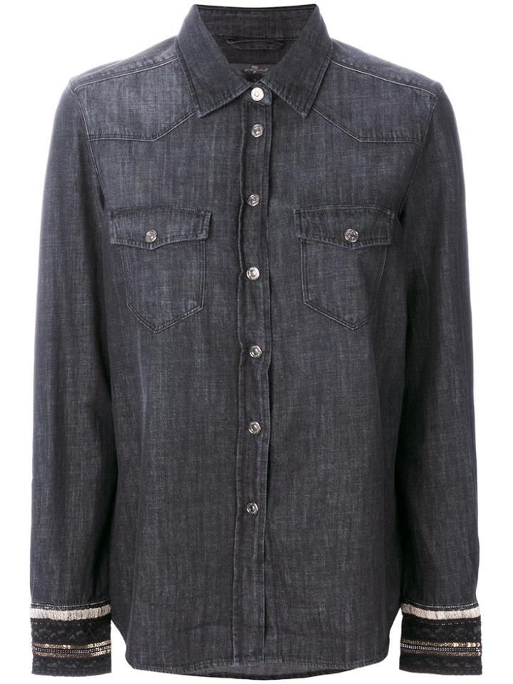 7 For All Mankind Denim Shirt - Black