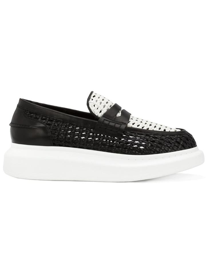 Alexander Mcqueen Woven Slip-on Sneakers