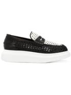 Alexander Mcqueen Woven Slip-on Sneakers