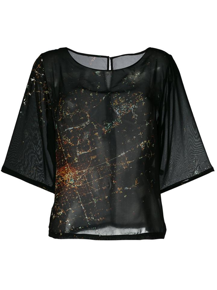 Patbo High Neck Bandage Crop Top - Black